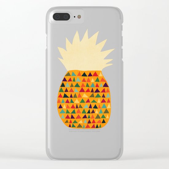 Pineapple Clear iPhone Case