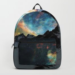 NORTHERN LIGHT ALASKA Backpack | Color, Digital, Film, Stars, Bright, Beautiful, Digital Manipulation, Landscape, Long Exposure, Night 