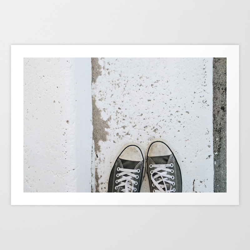 Take A Walk I Need My Shoes Art Print By Rstruewing Society6