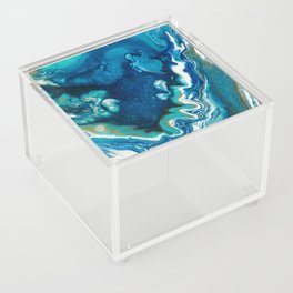 Blue Agate Waters Acrylic Box