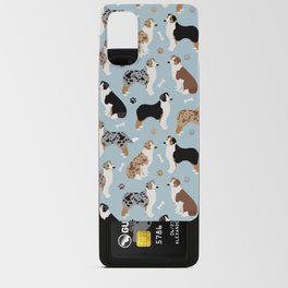 Australian Shepherd Dog Aussie Dogs Pattern Android Card Case
