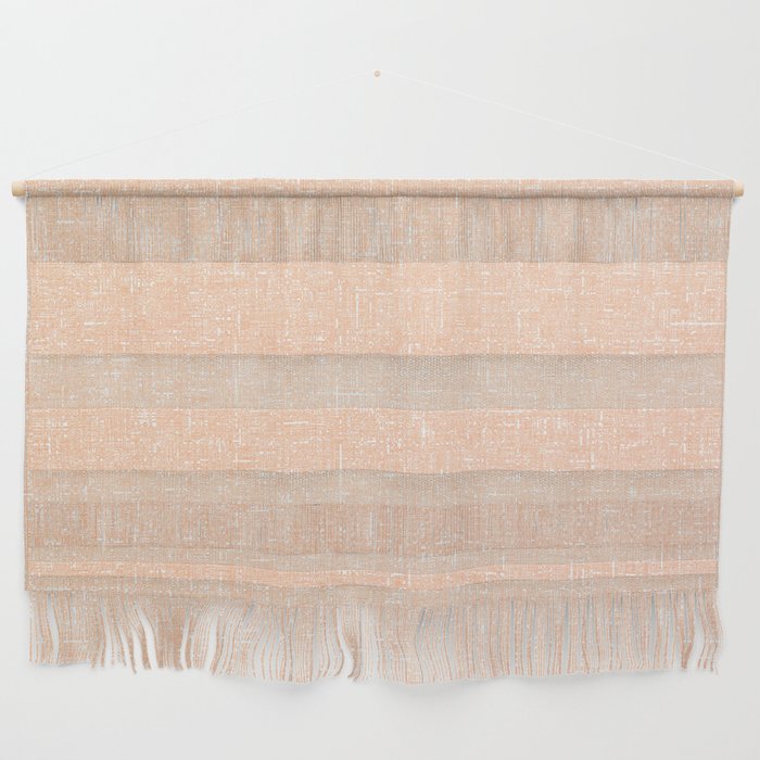 peach and cream architectural glass texture look Wall Hanging