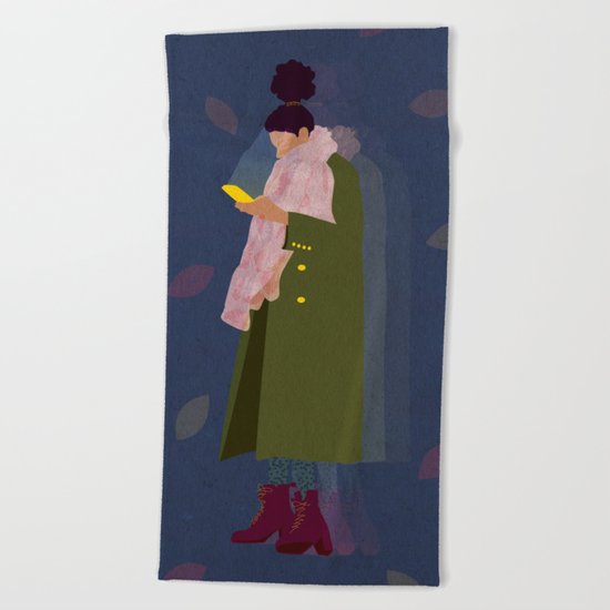 Walk No.2 Beach Towel