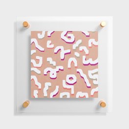 Color confetti pattern 13 Floating Acrylic Print