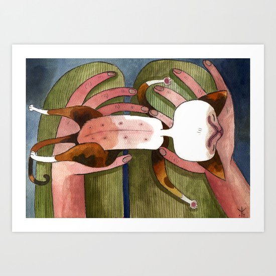 My little protege Art Print