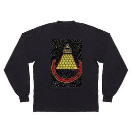 Desperately Seeking Pyramid Design Long Sleeve T Shirt