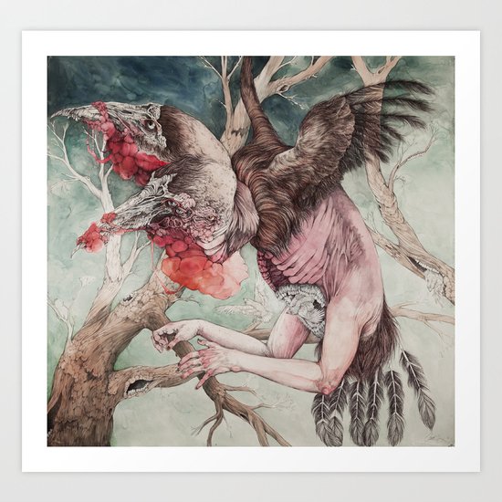 "Insatiable", as a print Art Print