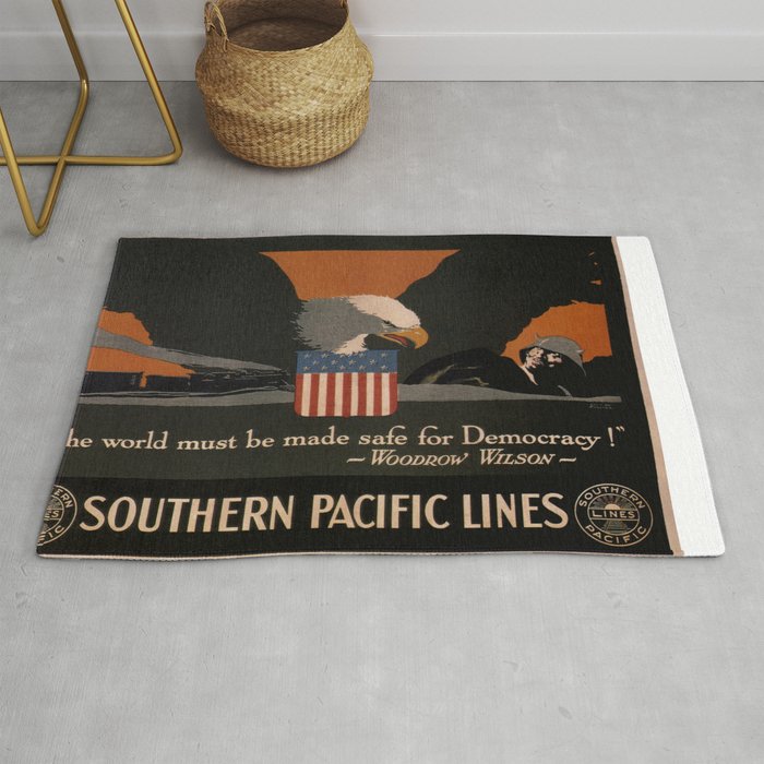 Vintage poster - Southern Pacific Rug