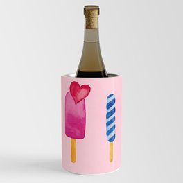 Popsicle - Ice Lolly - Ice Cream - Watercolor Wine Chiller