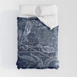 Pisces sky star map Comforter