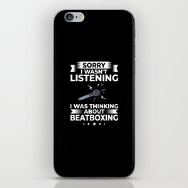 Beatboxing Music Challenge Beat Beatbox iPhone Skin