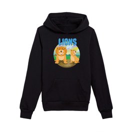 A Lions Adventure Kids Pullover Hoodie