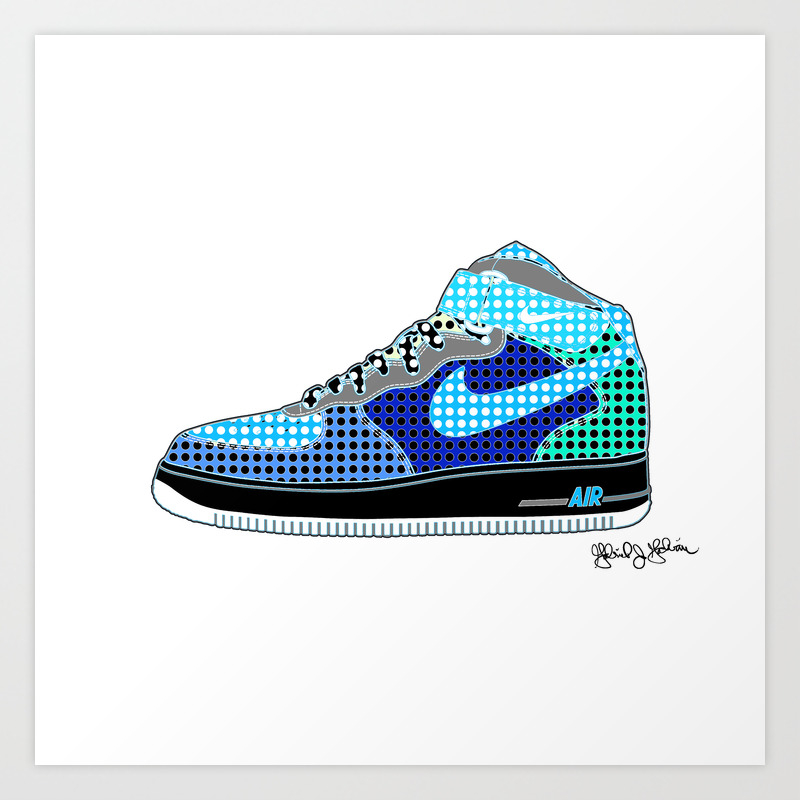 pop art sneakers