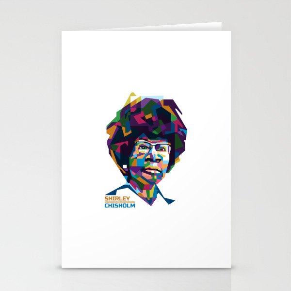 Abstract Popart Shirley Chisholm Stationery Cards