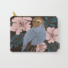 Modern Hummingbird Carry-All Pouch