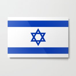 Israeli Flag of Israel Metal Print | Israeliflag, Of, Israel, Hanukkah, Israeli, Israelflag, Flagofisrael, Flag, State, Starofdavid 