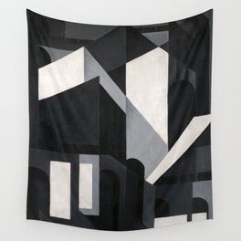 City Shapes - Louis Lozowick (1922) Wall Tapestry