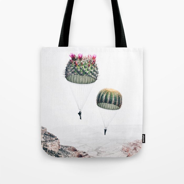 Flying Cacti Tote Bag