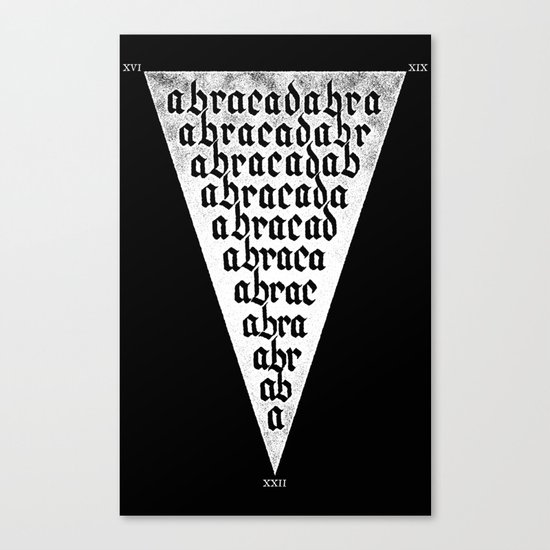 ABRACADABRA Canvas Print