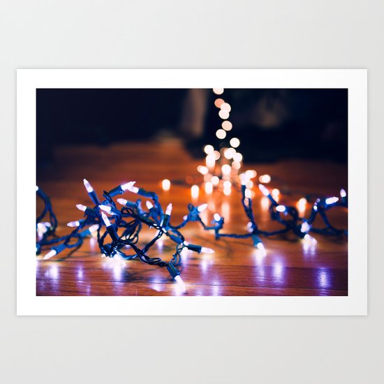 Rigging Up the Lights Art Print
