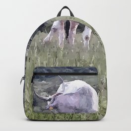 White cow pasture Backpack