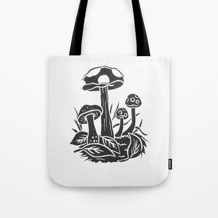 Mushrooms Tote Bag by Numero21 | Society6