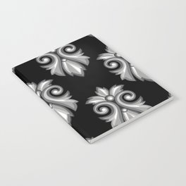 Seamless Pattern with Baroque Elements Notebook