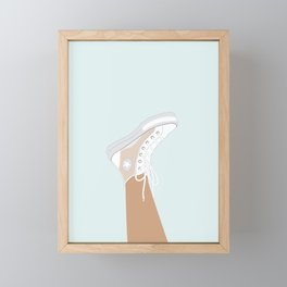 High Tops Illustration Framed Mini Art Print