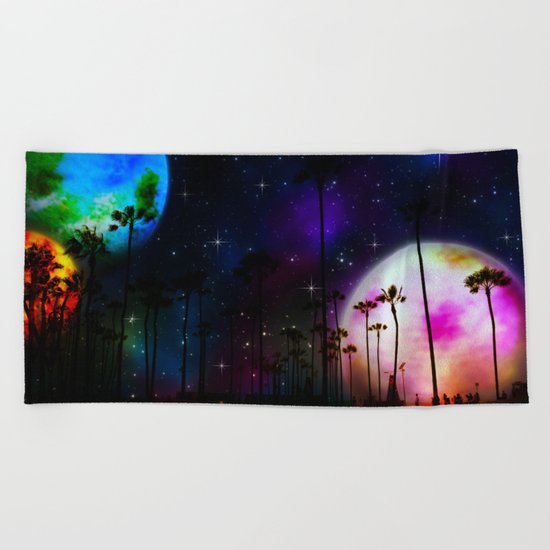 Space Cali ii Beach Towel