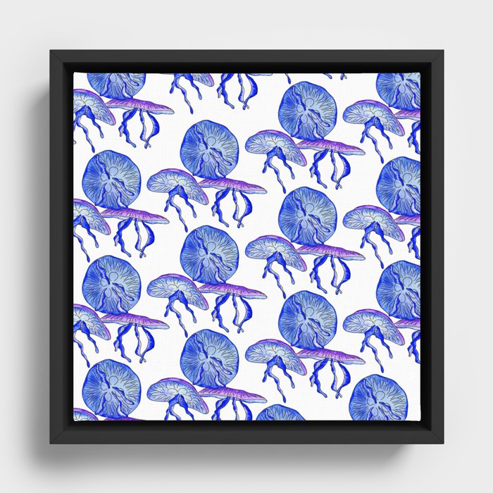Purple Jelly Framed Canvas