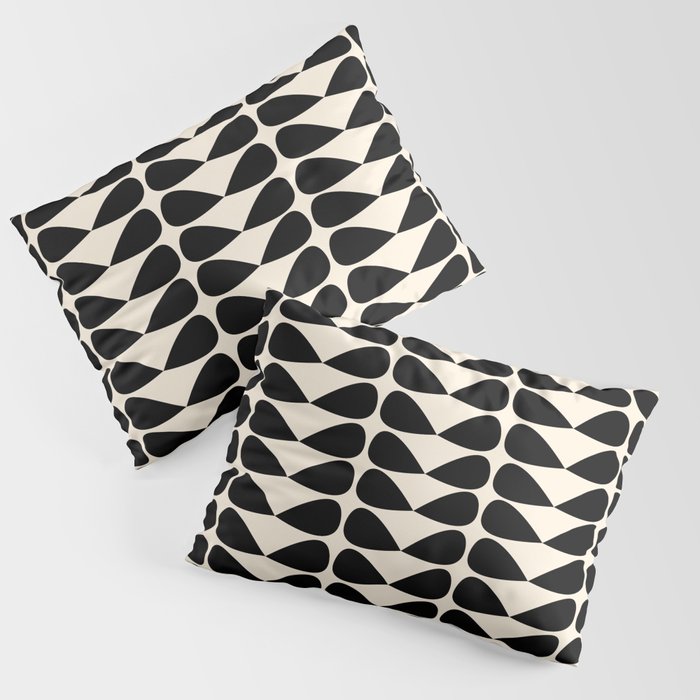 Black and deals white shams