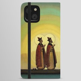 “Boris and Gleb” by Nicholas Roerich iPhone Wallet Case