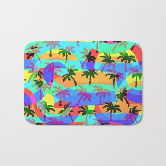 Tropical euphoria Bath Mat