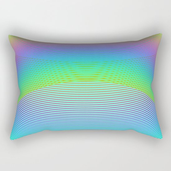 Endless Rainbow Rectangular Pillow