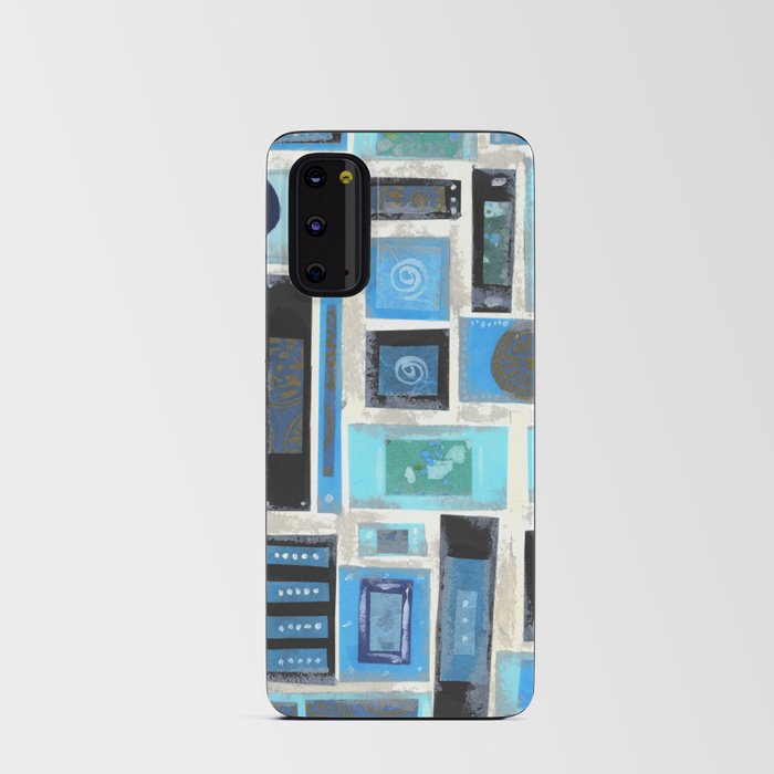 Blue Mosaic Android Card Case