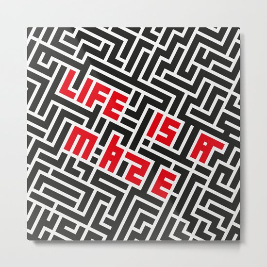 Maze Metal Print
