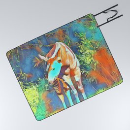 Animal ArtStudio 419 Okapi Picnic Blanket