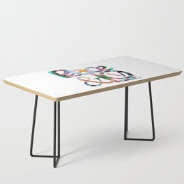 Peace And Love Art - Colorful Peaceful Artwork Coffee Table
