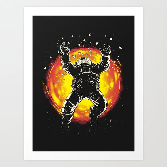 Lost in the space Art Print