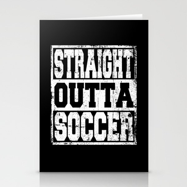 Soccer Saying funny Stationery Cards