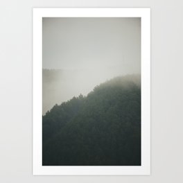 Misty Mountain /11 Art Print