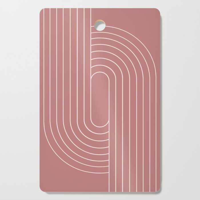 Oval Lines Abstract XXIV Cutting Board