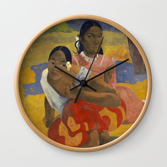 Paul Gauguin - When Will You Marry? Wall Clock
