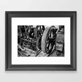 Novo Antique Gas Engine Framed Art Print