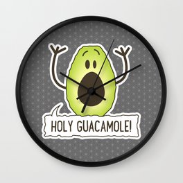 Holy Guacamole! Wall Clock