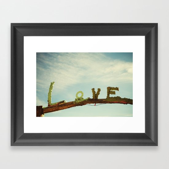 Love Framed Art Print