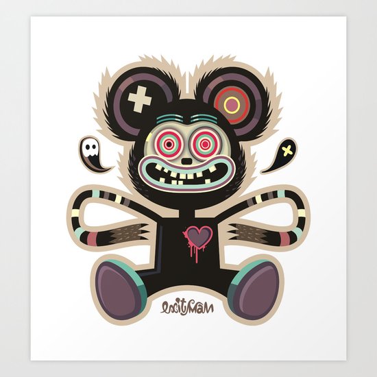 Freemouse (without background) Art Print
