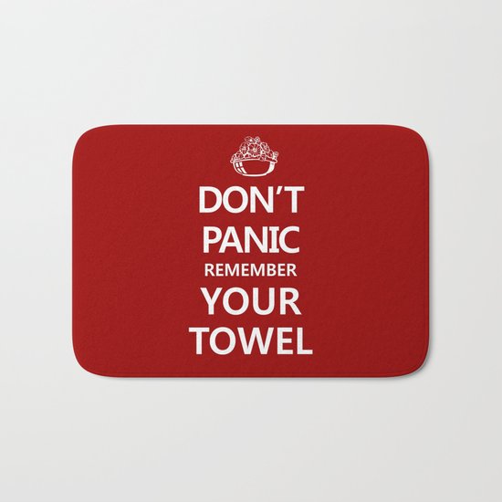 Don't Panic Bath Mat