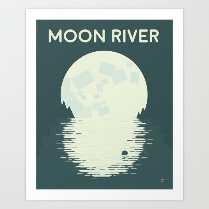 Moon River Art Print