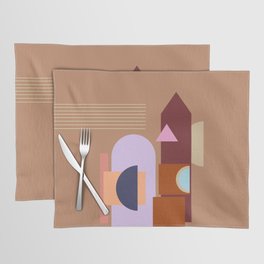 Home Sweet Home modern abstract illustration  Placemat